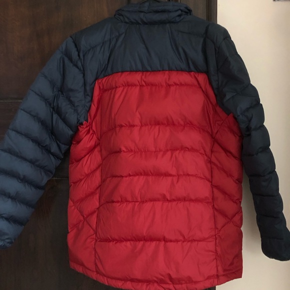 POLO RALPH LAUREN down filled winter coat big boys xl 18-20 navy red - Picture 4 of 5